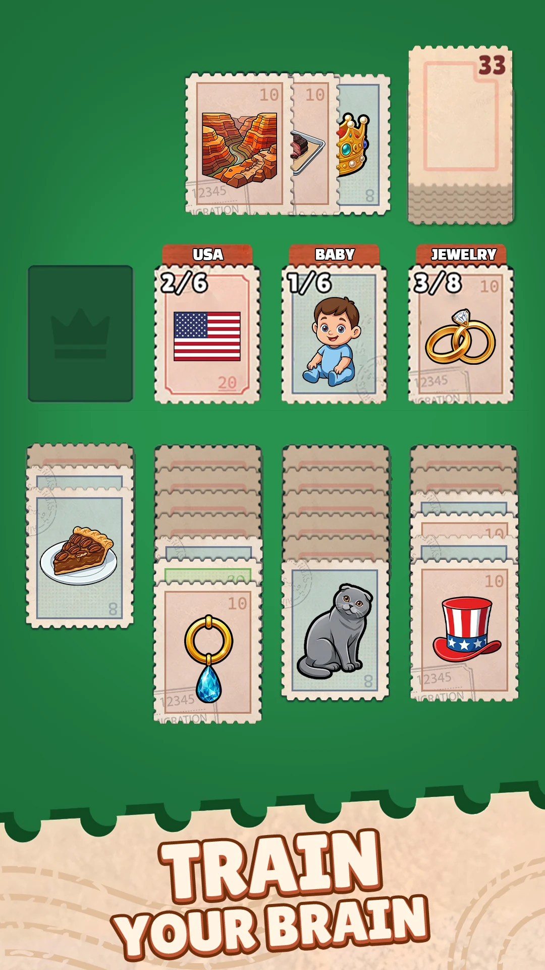 Stamp Solitaire: Card Matching screenshot